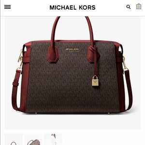 Michael kors handbag and matching wallet
